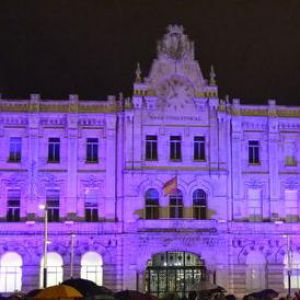 Santander city hall and casino Sardinero to be lit in purple Santander city hall and casino Sardinero to be lit in purple